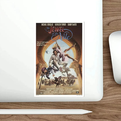 The Jewel of the Nile 1985 Movie Poster STICKER Vinyl Die-Cut Decal - The Sticker Space