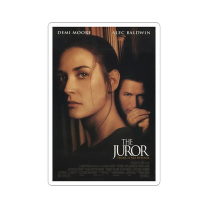 The Juror 1996 Movie Poster - STICKER Vinyl Kiss-Cut Decal 4 Inch White - The Sticker Space