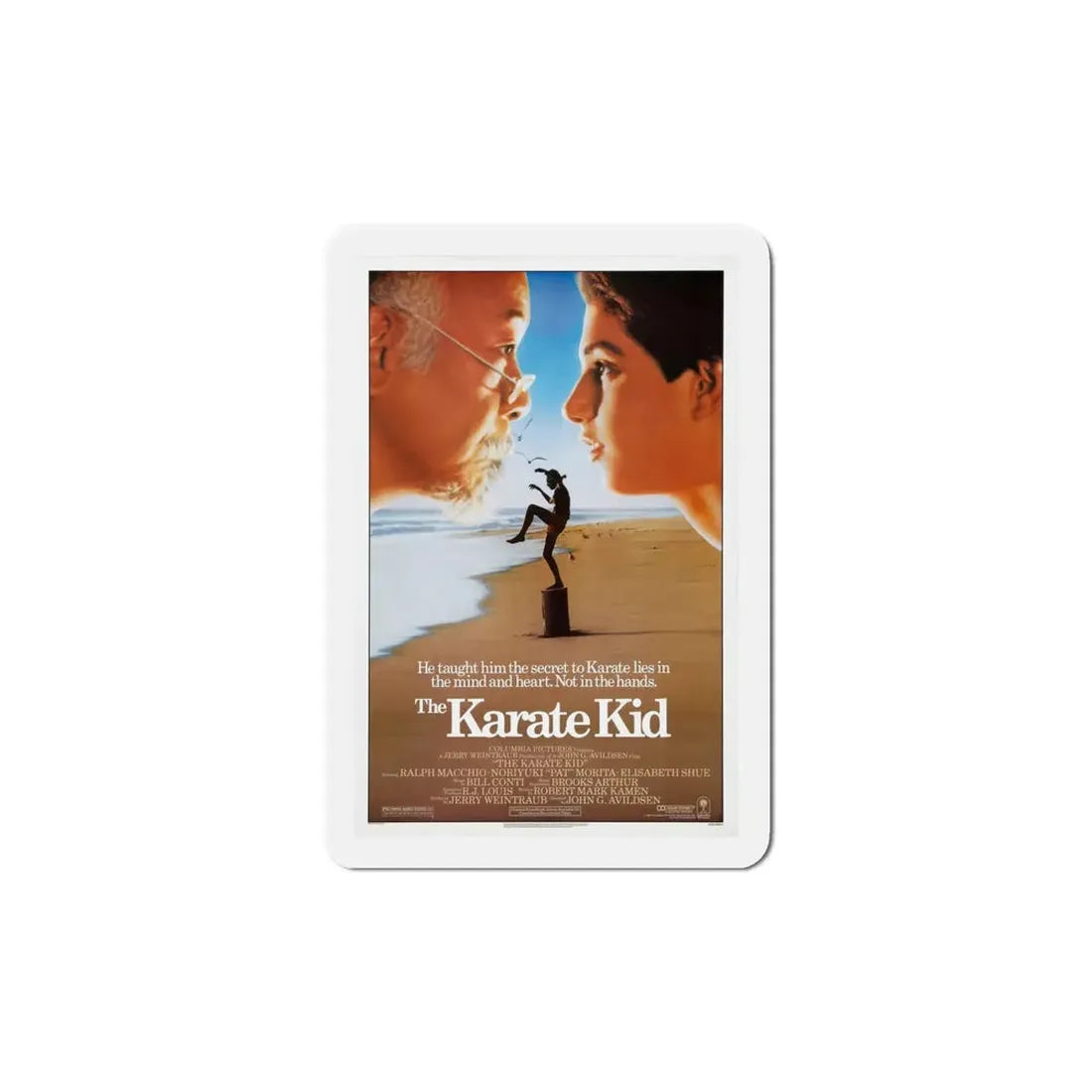 The Karate Kid 1984 Movie Poster Refrigerator Magnet 6 Inch - The Sticker Space