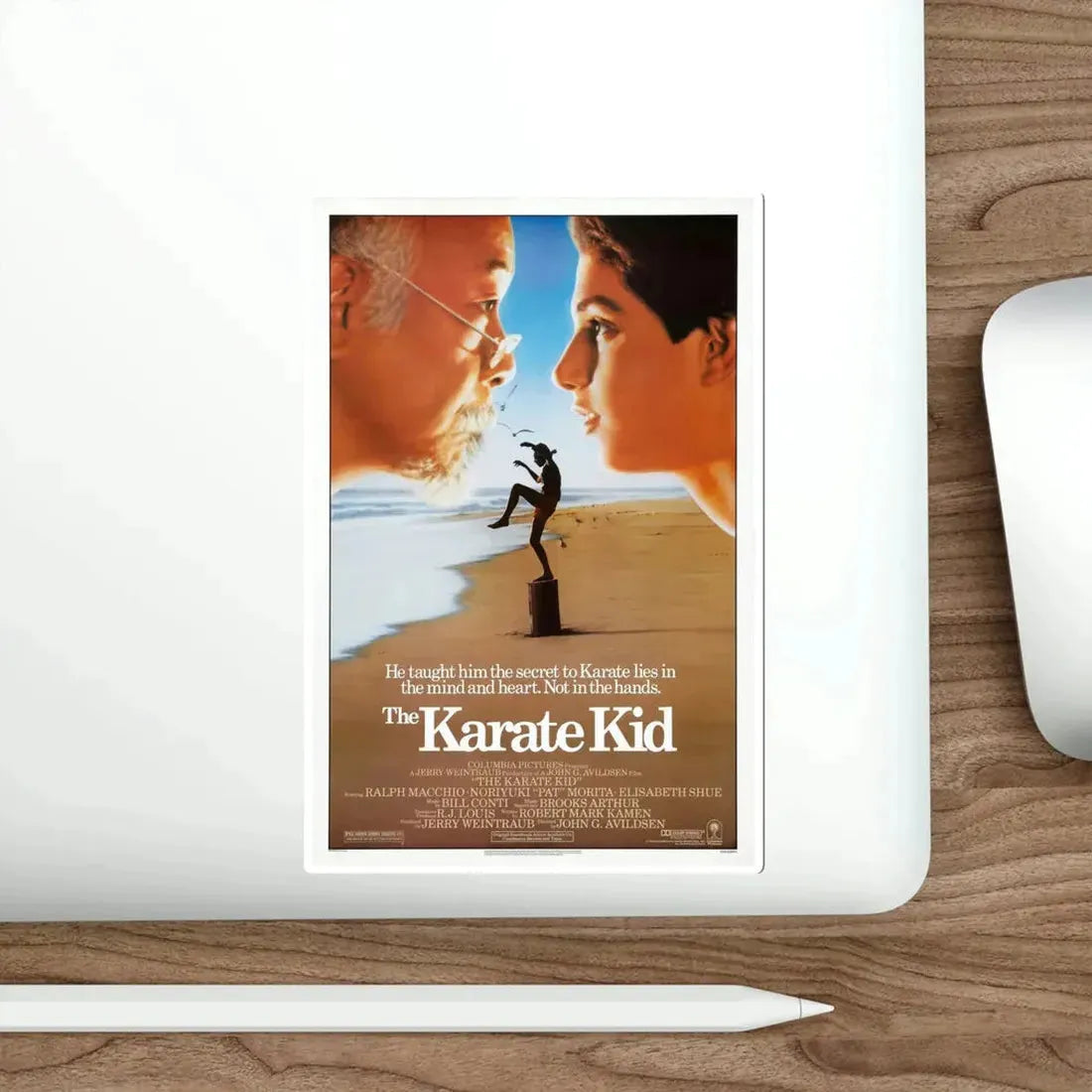 The Karate Kid 1984 Movie Poster STICKER Vinyl Die-Cut Decal - The Sticker Space