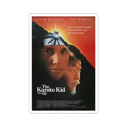The Karate Kid Part III 1989 Movie Poster STICKER Vinyl Die-Cut Decal 3 Inch - The Sticker Space