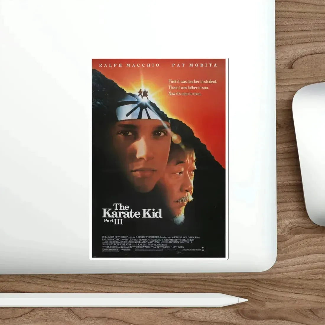 The Karate Kid Part III 1989 Movie Poster STICKER Vinyl Die-Cut Decal - The Sticker Space