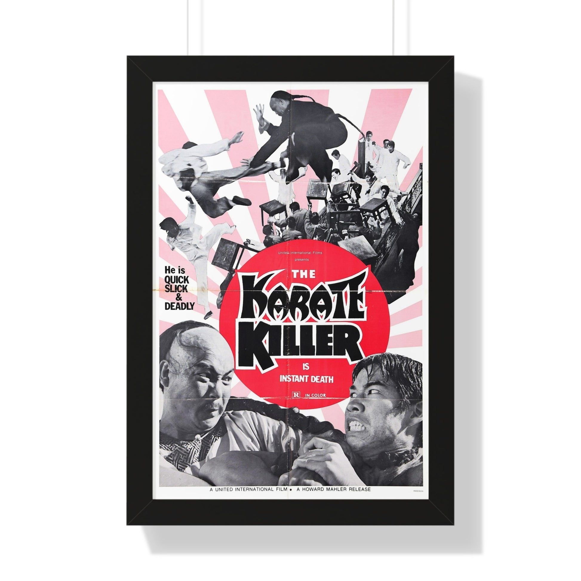 THE KARATE KILLER 1973 - Framed Movie Poster-16″ x 24″-The Sticker Space