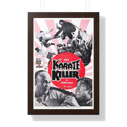 THE KARATE KILLER 1973 - Framed Movie Poster-16″ x 24″-The Sticker Space