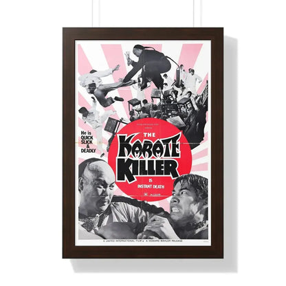 THE KARATE KILLER 1973 - Framed Movie Poster 16″ x 24″ Walnut - The Sticker Space