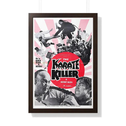 THE KARATE KILLER 1973 - Framed Movie Poster 20" x 30" Walnut - The Sticker Space