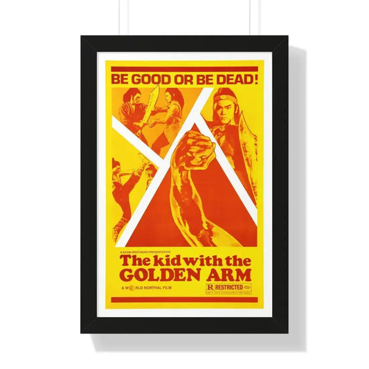 THE KID WITH THE GOLDEN ARM 1979 - Framed Movie Poster 16″ x 24″ Black - The Sticker Space