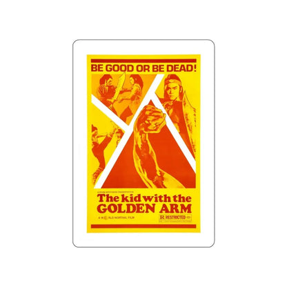 THE KID WITH THE GOLDEN ARM 1979 Movie Poster STICKER Vinyl Die-Cut Decal 6 Inch - The Sticker Space
