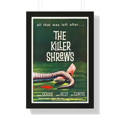 THE KILLER SHREWS 1959 - Framed Movie Poster 16″ x 24″ Black - The Sticker Space