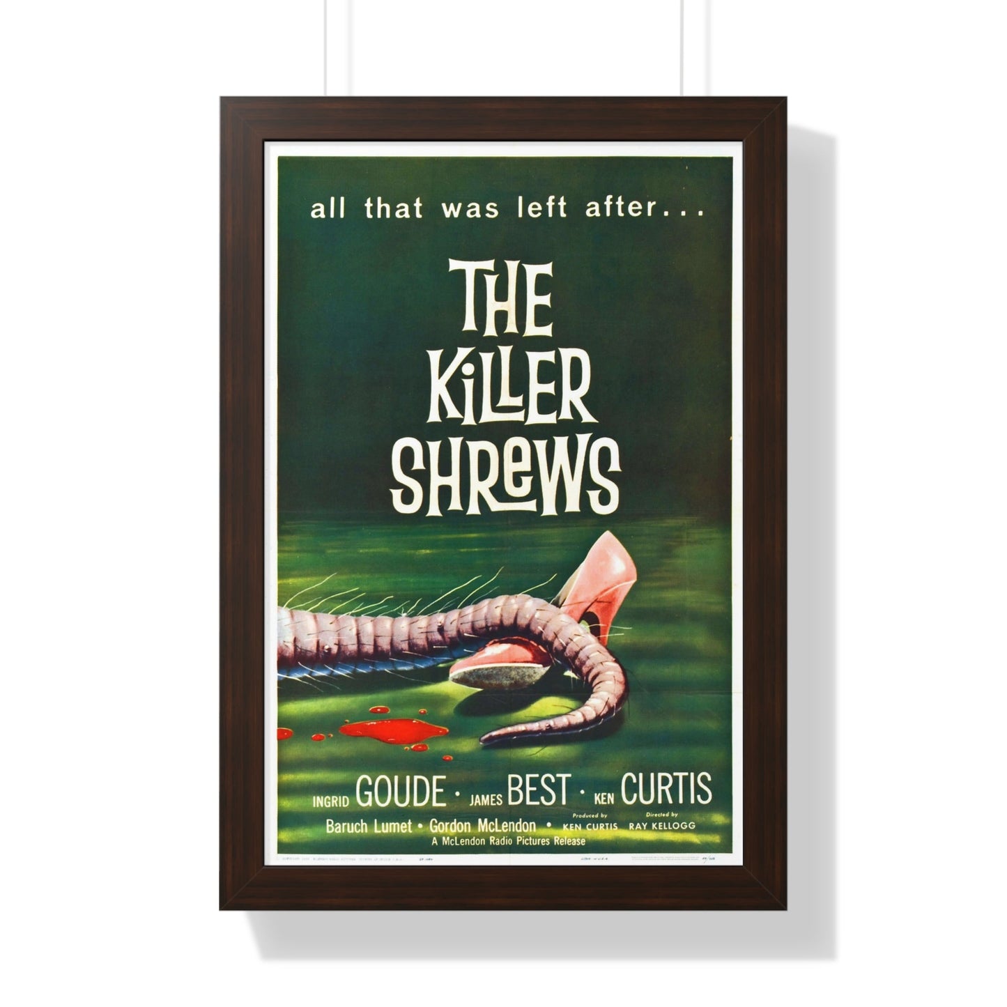 THE KILLER SHREWS 1959 - Framed Movie Poster-16″ x 24″-The Sticker Space