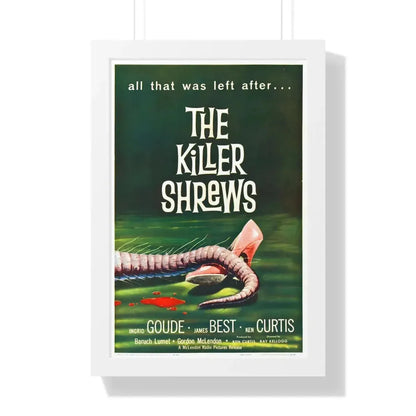 THE KILLER SHREWS 1959 - Framed Movie Poster 16″ x 24″ White - The Sticker Space