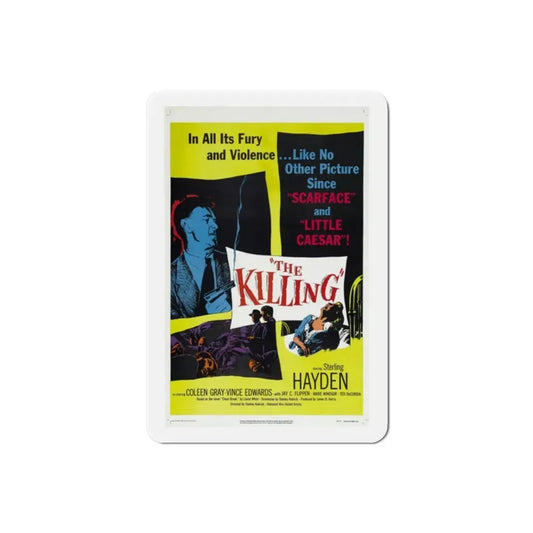 The Killing 1956 Movie Poster Refrigerator Magnet 2 Inch - The Sticker Space