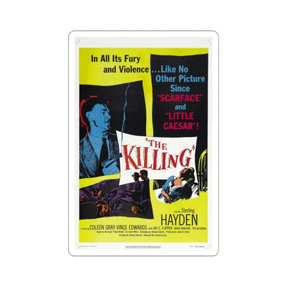 The Killing 1956 Movie Poster - STICKER Vinyl Kiss-Cut Decal 4 Inch White - The Sticker Space
