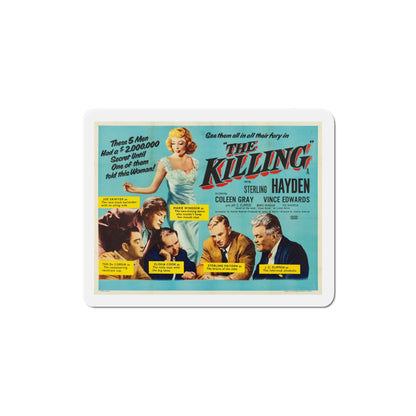 The Killing 1956 v2 Movie Poster Die-Cut Magnet-4 Inch-The Sticker Space