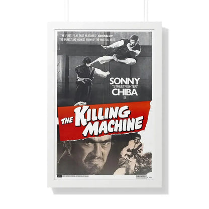 THE KILLING MACHINE 1975 - Framed Movie Poster 20" x 30" White - The Sticker Space