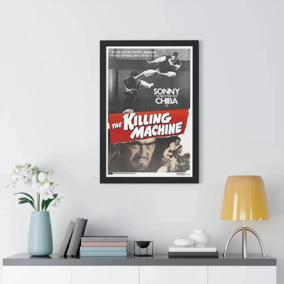 THE KILLING MACHINE 1975 - Framed Movie Poster - The Sticker Space