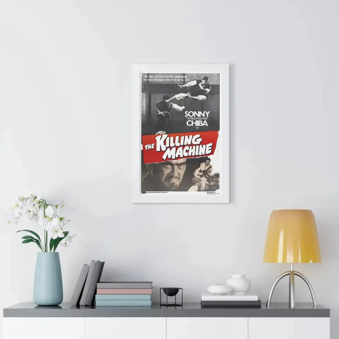 THE KILLING MACHINE 1975 - Framed Movie Poster - The Sticker Space