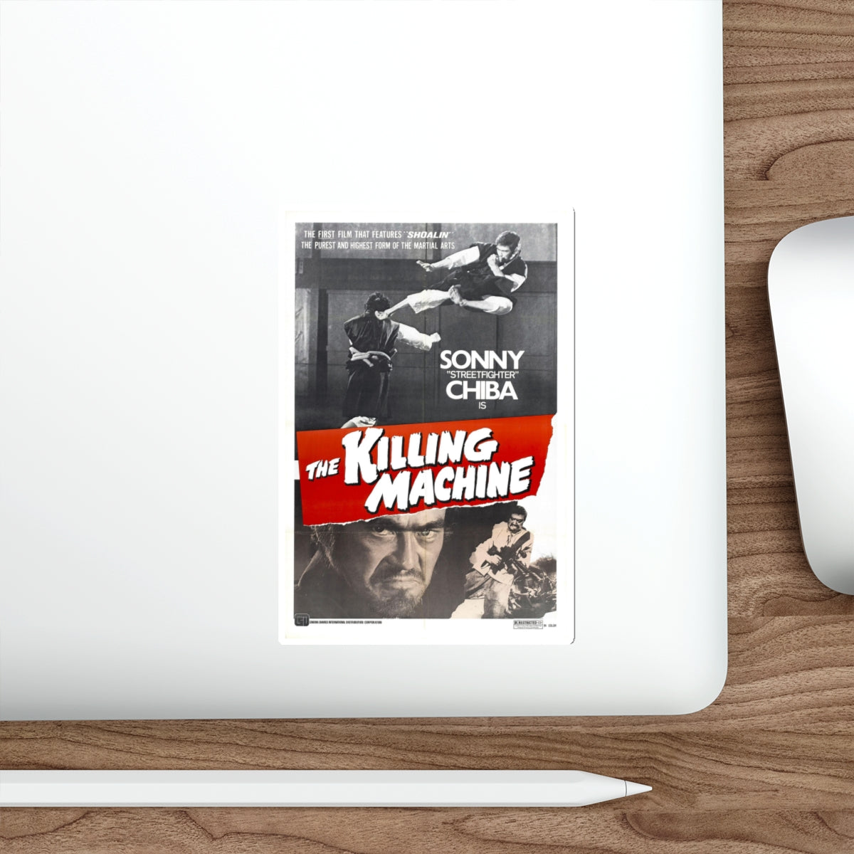 THE KILLING MACHINE 1975 Movie Poster STICKER Vinyl Die-Cut Decal-The Sticker Space