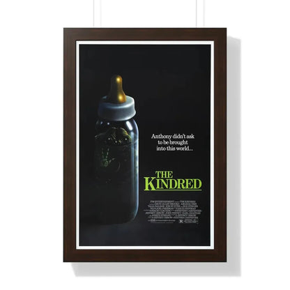 THE KINDRED 1987 - Framed Movie Poster 16″ x 24″ Walnut - The Sticker Space