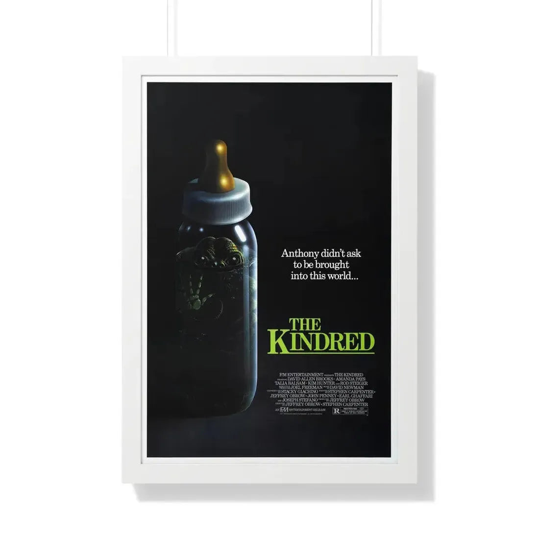 THE KINDRED 1987 - Framed Movie Poster 20" x 30" White - The Sticker Space