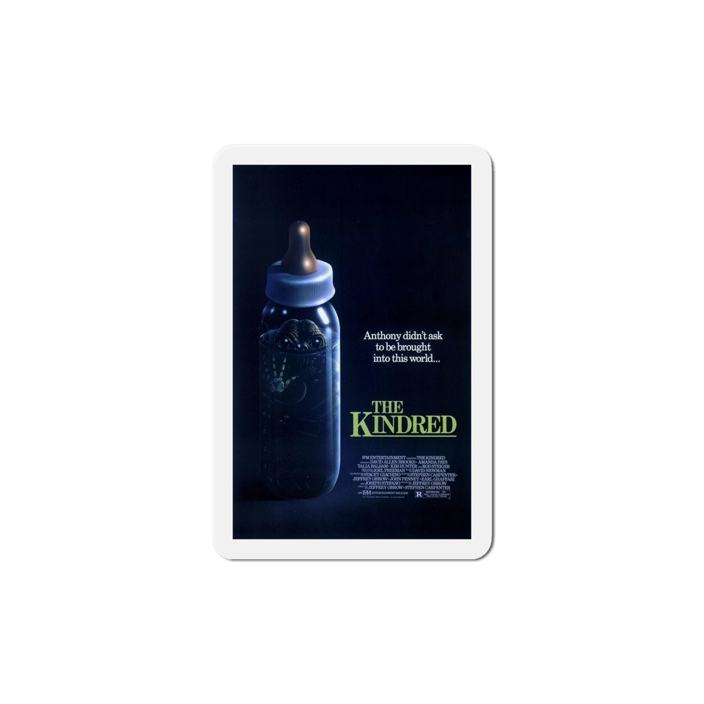 The Kindred 1987 Movie Poster Die-Cut Magnet-6 × 6"-The Sticker Space