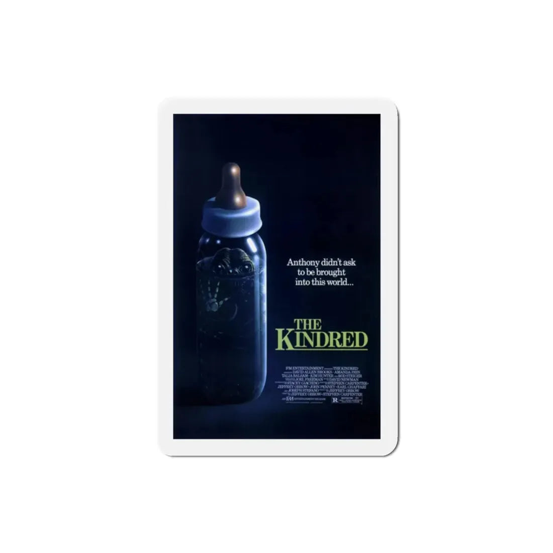 The Kindred 1987 Movie Poster Refrigerator Magnet 2 Inch - The Sticker Space