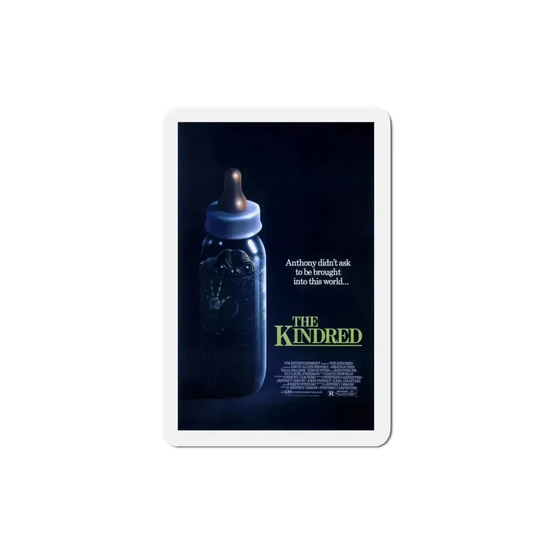 The Kindred 1987 Movie Poster Refrigerator Magnet 3 Inch - The Sticker Space