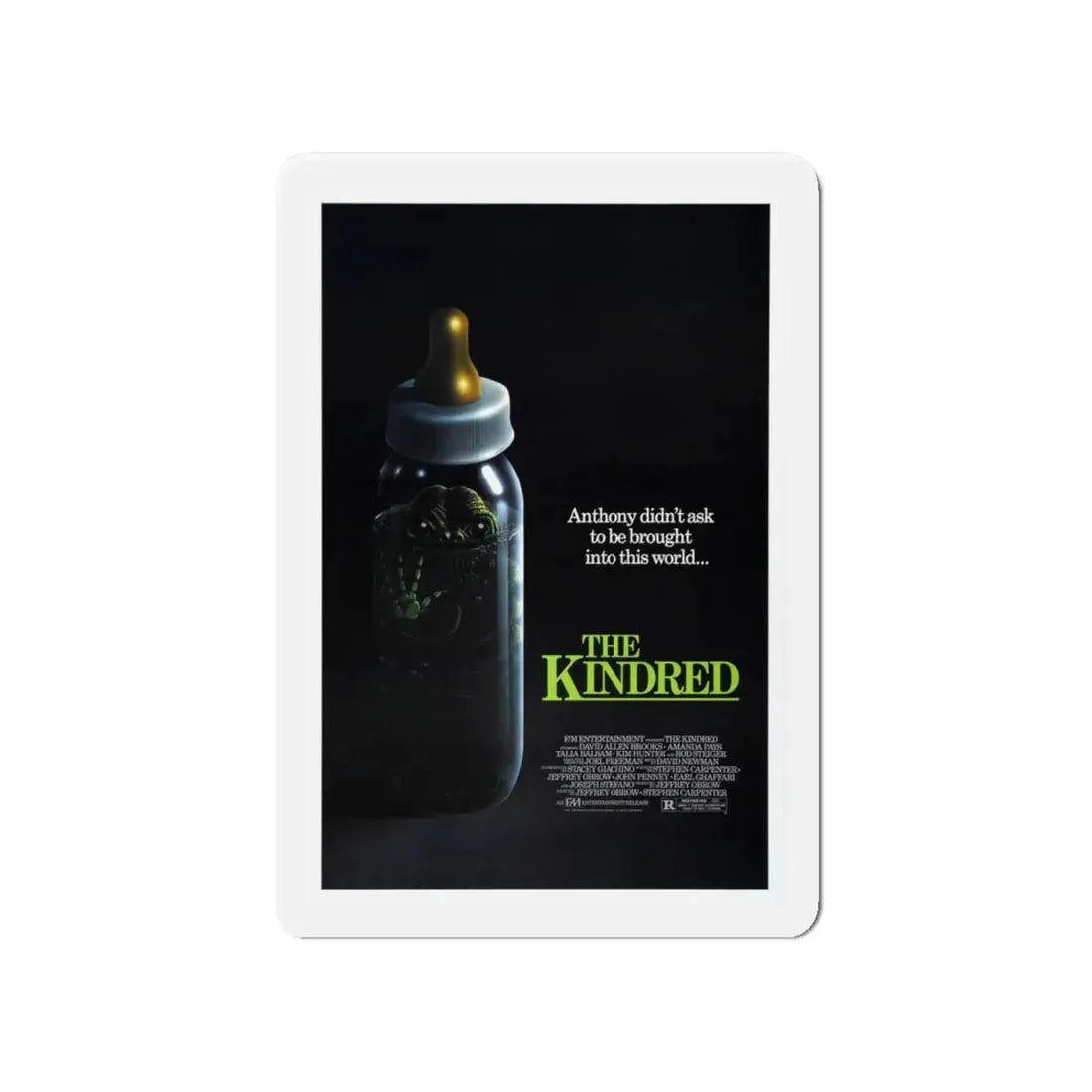 THE KINDRED 1987 Movie Poster - Refrigerator Magnet 4 Inch Die-Cut - The Sticker Space
