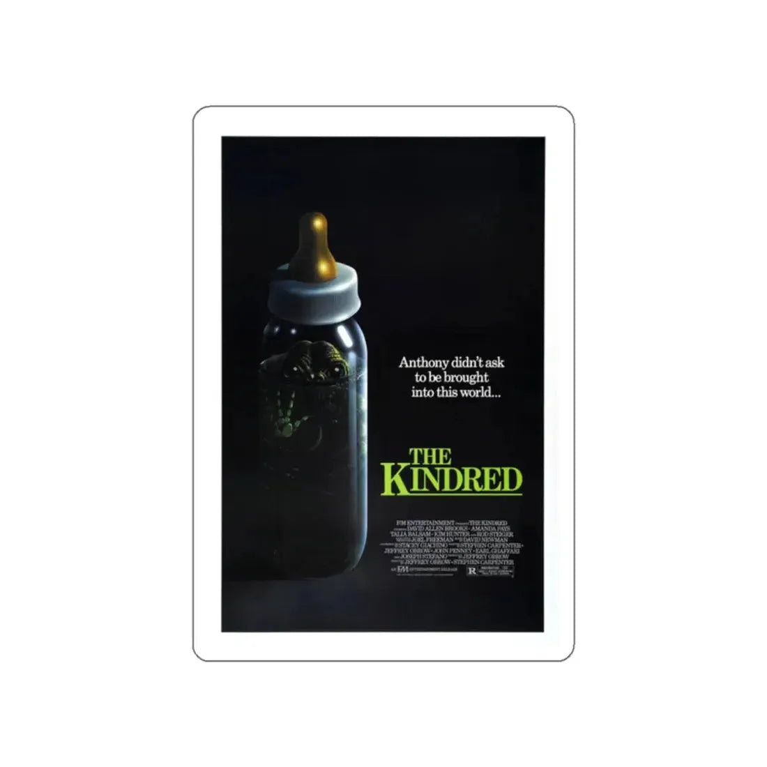 THE KINDRED 1987 Movie Poster STICKER Vinyl Die-Cut Decal 2 Inch - The Sticker Space