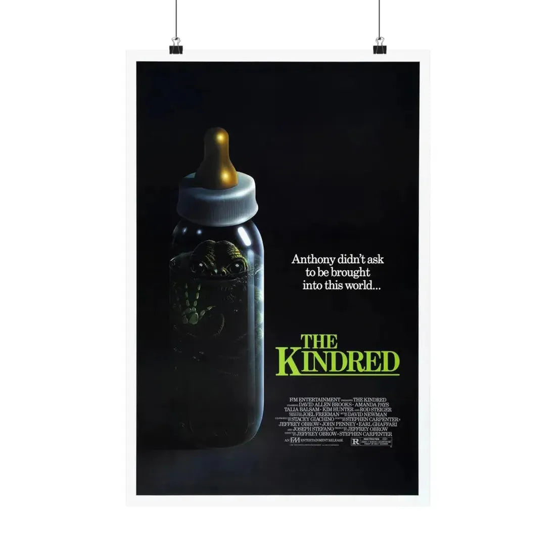THE KINDRED 1987 - Paper Movie Poster 16″ x 24″ Matte - The Sticker Space