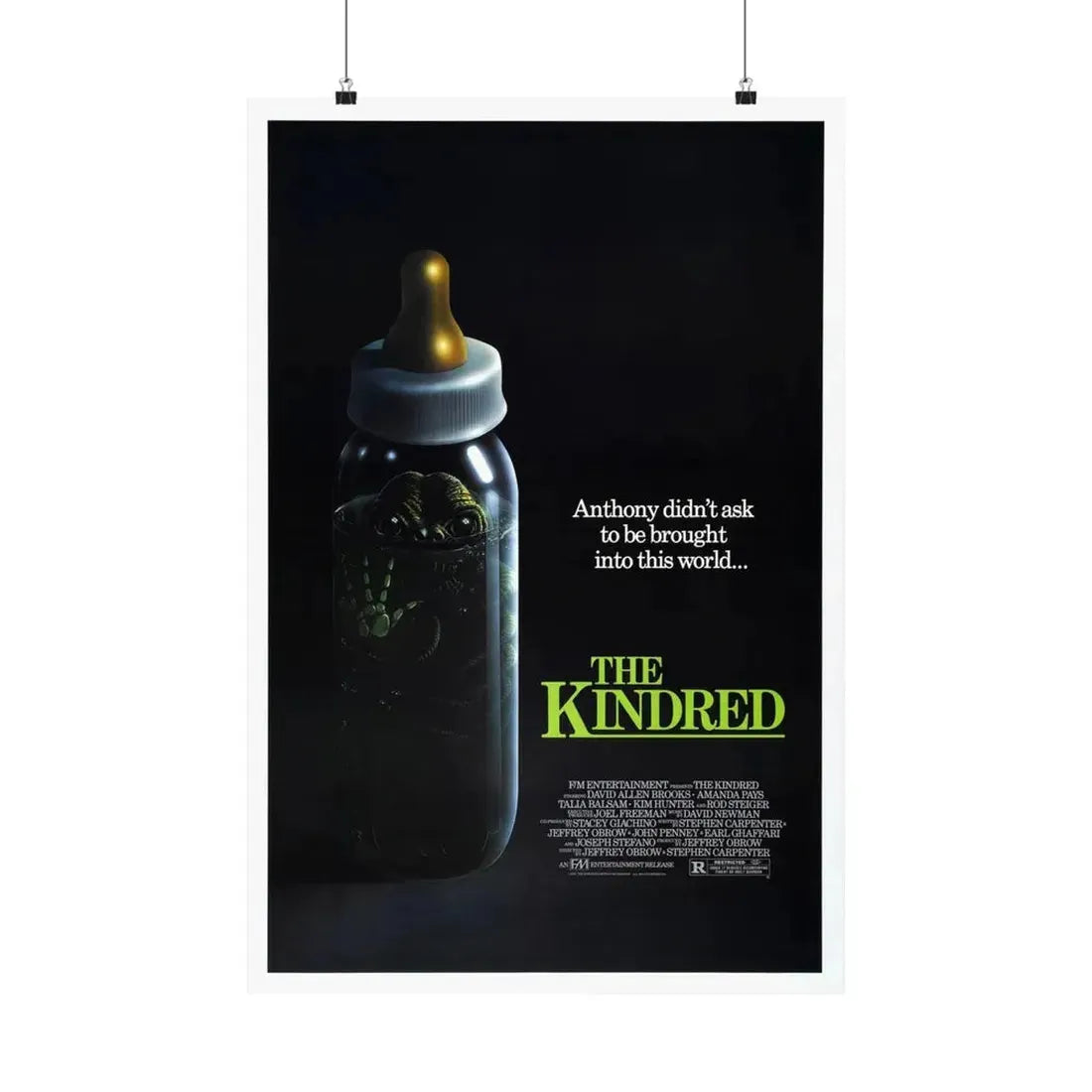 THE KINDRED 1987 - Paper Movie Poster 20″ x 30″ Matte - The Sticker Space