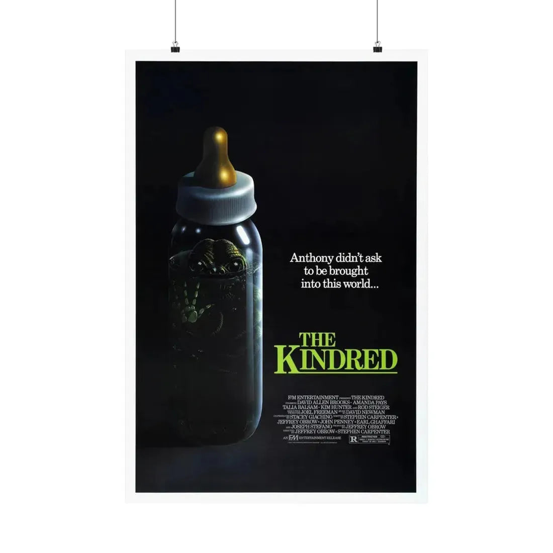 THE KINDRED 1987 - Paper Movie Poster 24″ x 36″ Matte - The Sticker Space