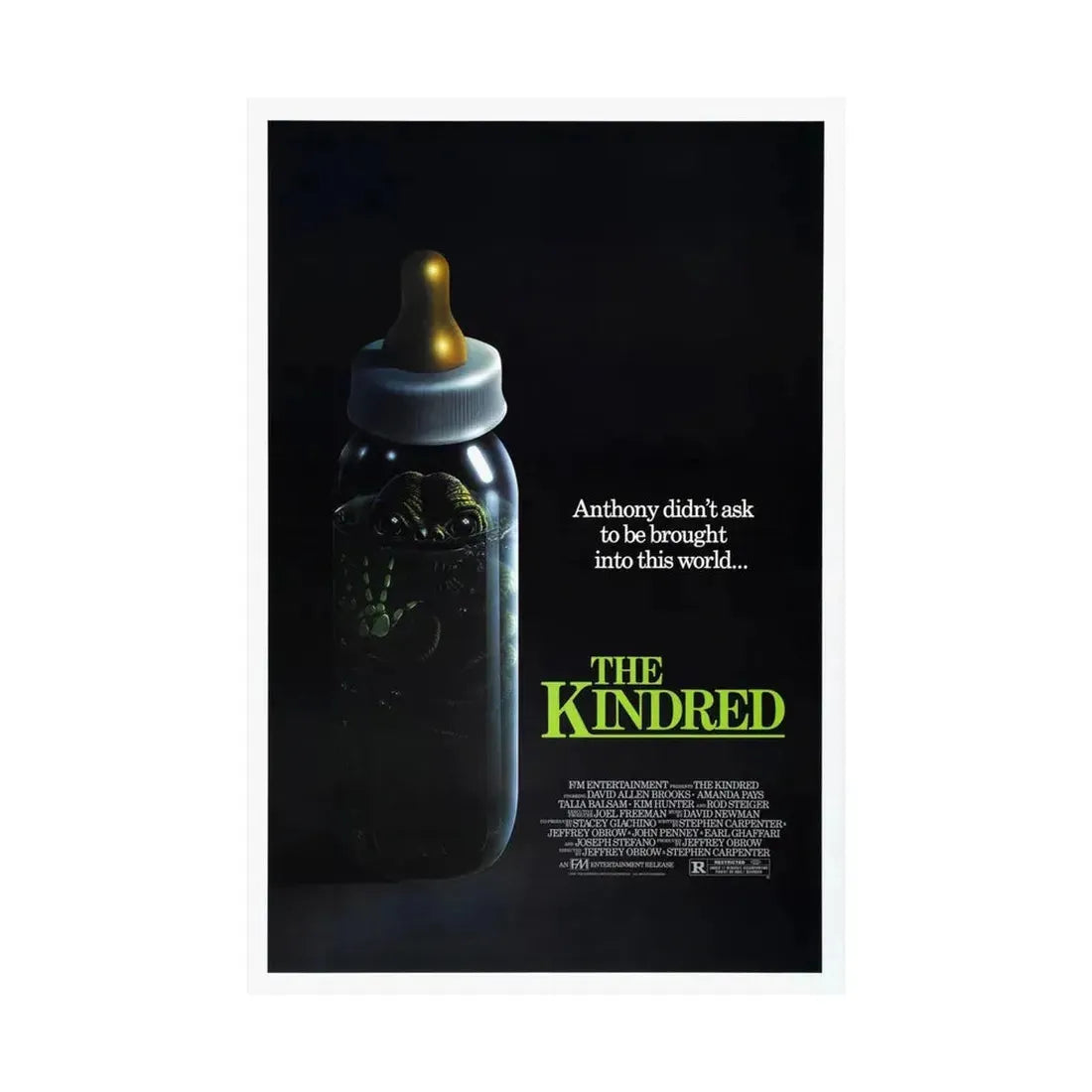 THE KINDRED 1987 - Paper Movie Poster - The Sticker Space