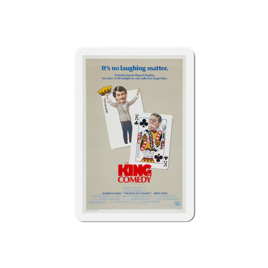 The King of Comedy 1983 Movie Poster Die-Cut Magnet-2" x 2"-The Sticker Space