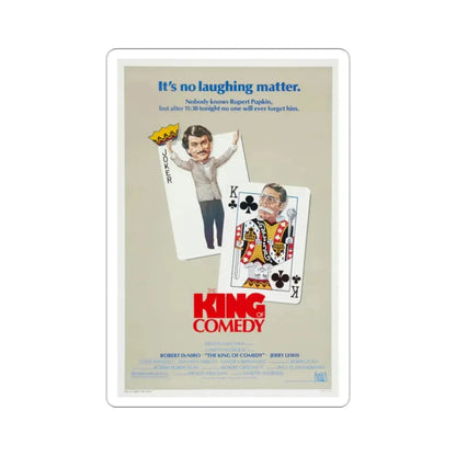The King of Comedy 1983 Movie Poster STICKER Vinyl Die-Cut Decal 2 Inch - The Sticker Space