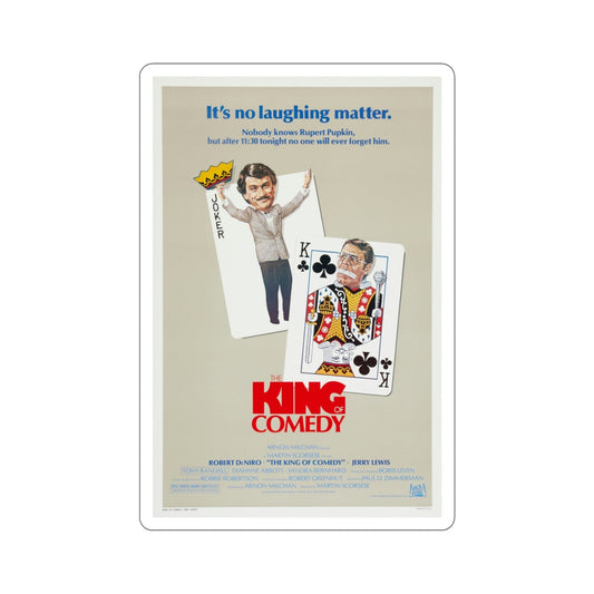 The King of Comedy 1983 Movie Poster STICKER Vinyl Die-Cut Decal-6 Inch-The Sticker Space