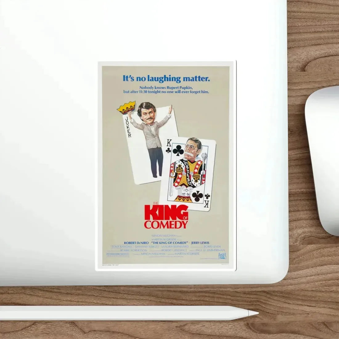 The King of Comedy 1983 Movie Poster STICKER Vinyl Die-Cut Decal - The Sticker Space