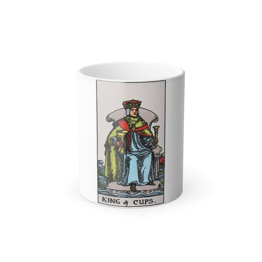 The King of Cups (Tarot Card) Color Changing Mug 11oz-11oz-The Sticker Space