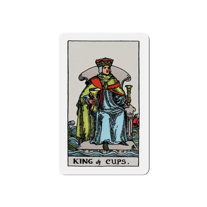 The King of Cups (Tarot Card) Refrigerator Magnet 2 Inch - The Sticker Space