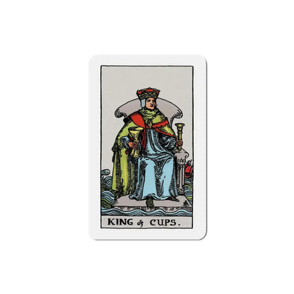 The King of Cups (Tarot Card) Refrigerator Magnet 5 Inch - The Sticker Space