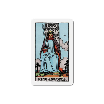 The King of Swords (Tarot Card) Refrigerator Magnet 4 Inch - The Sticker Space