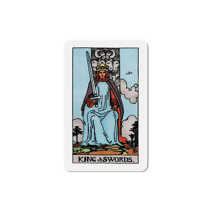 The King of Swords (Tarot Card) Refrigerator Magnet 6 Inch - The Sticker Space