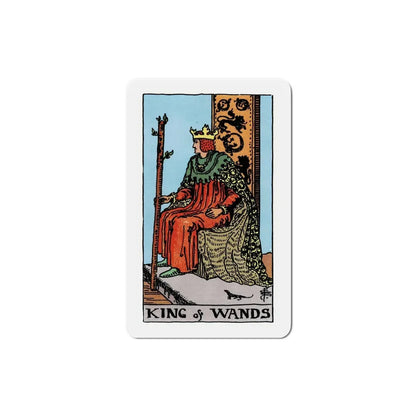 The King of Wands (Tarot Card) Refrigerator Magnet 6 Inch - The Sticker Space
