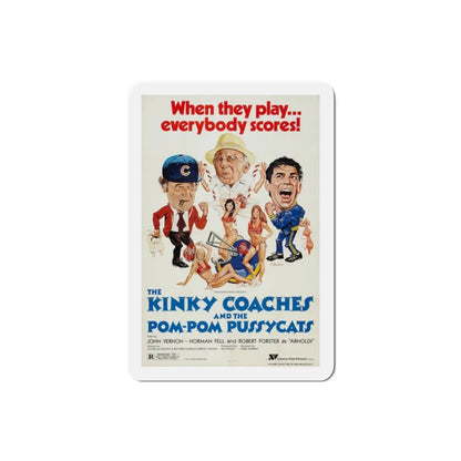 The Kinky Coaches and the Pom Pom Pussycats 1981 Movie Poster Refrigerator Magnet 2 Inch - The Sticker Space