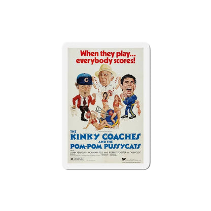 The Kinky Coaches and the Pom Pom Pussycats 1981 Movie Poster Refrigerator Magnet 4 Inch - The Sticker Space