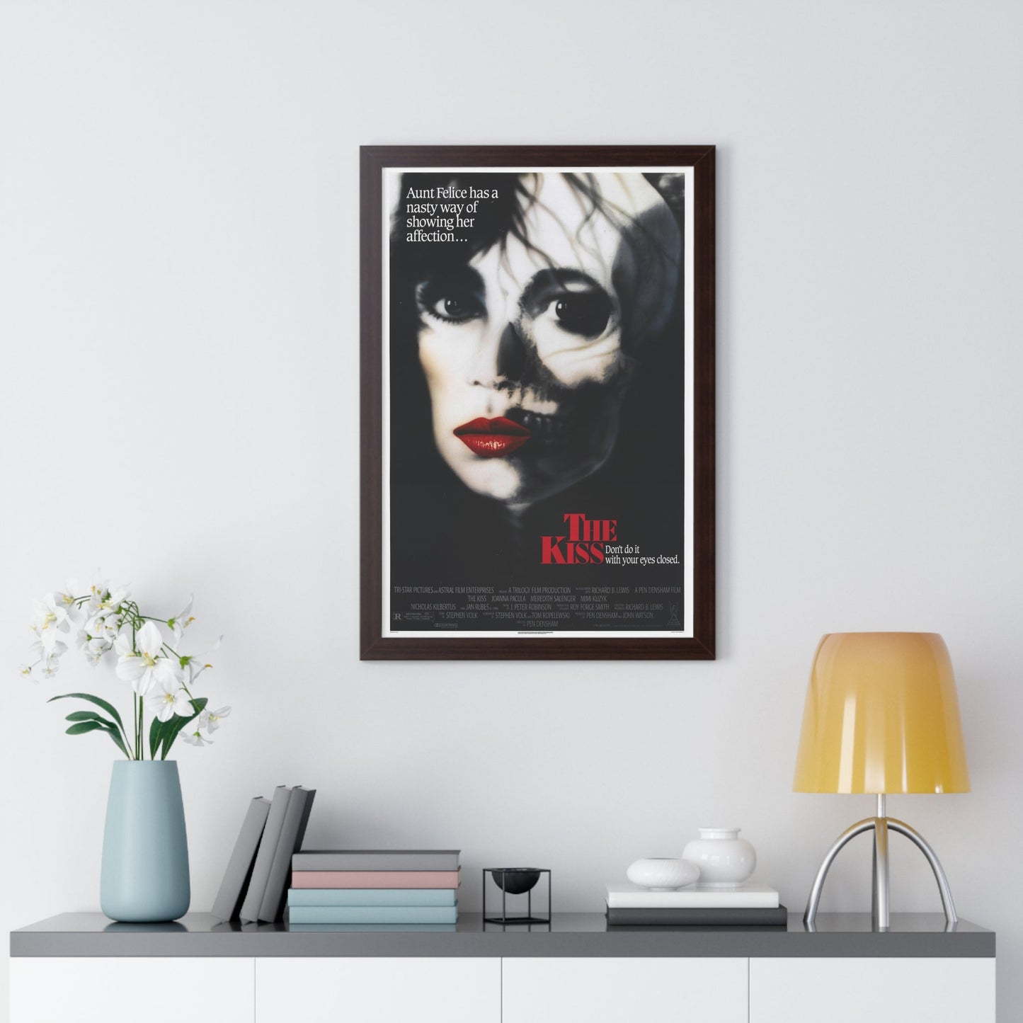 THE KISS 1988 - Framed Movie Poster-The Sticker Space