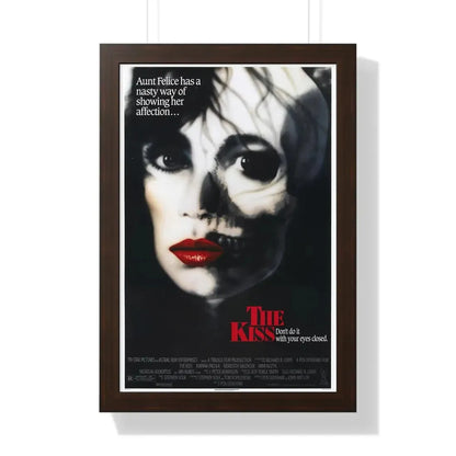 THE KISS 1988 - Framed Movie Poster 16″ x 24″ Walnut - The Sticker Space