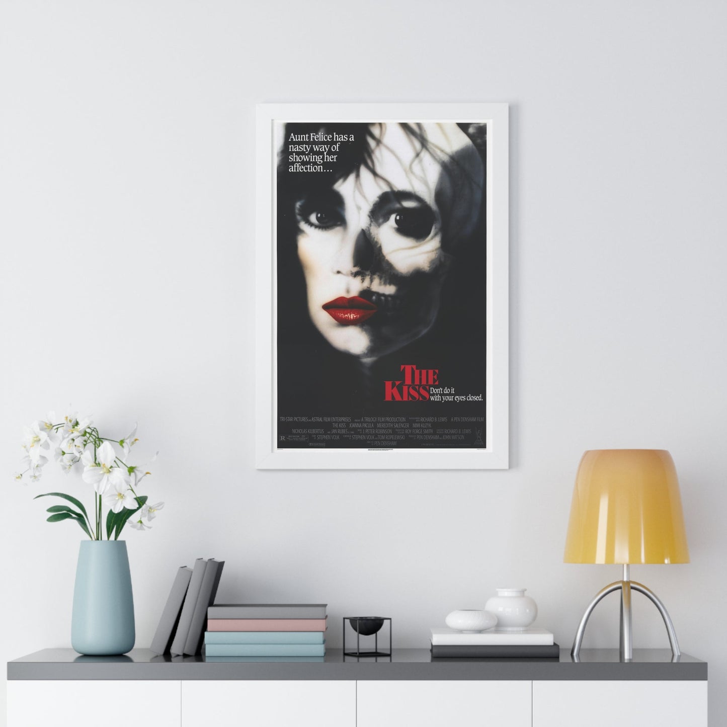 THE KISS 1988 - Framed Movie Poster-The Sticker Space