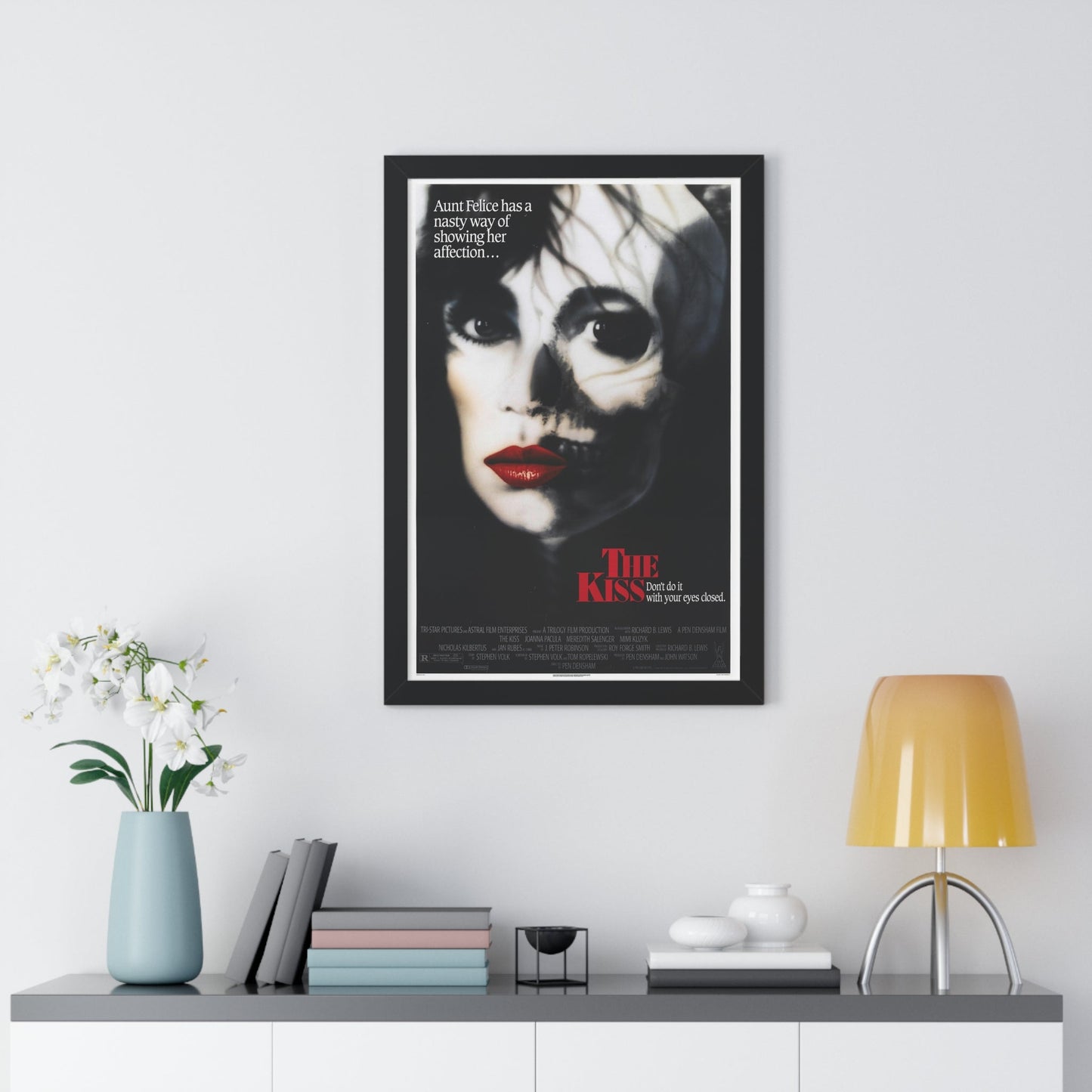 THE KISS 1988 - Framed Movie Poster-The Sticker Space