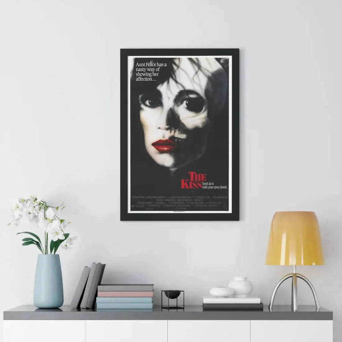 THE KISS 1988 - Framed Movie Poster - The Sticker Space